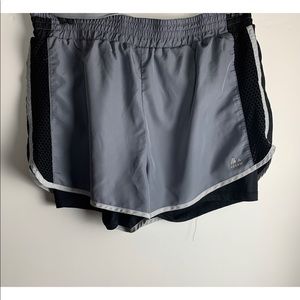 RBX Running Shorts with Compression Bike Shorts Underneath